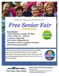 Save the Date Senior Fair
